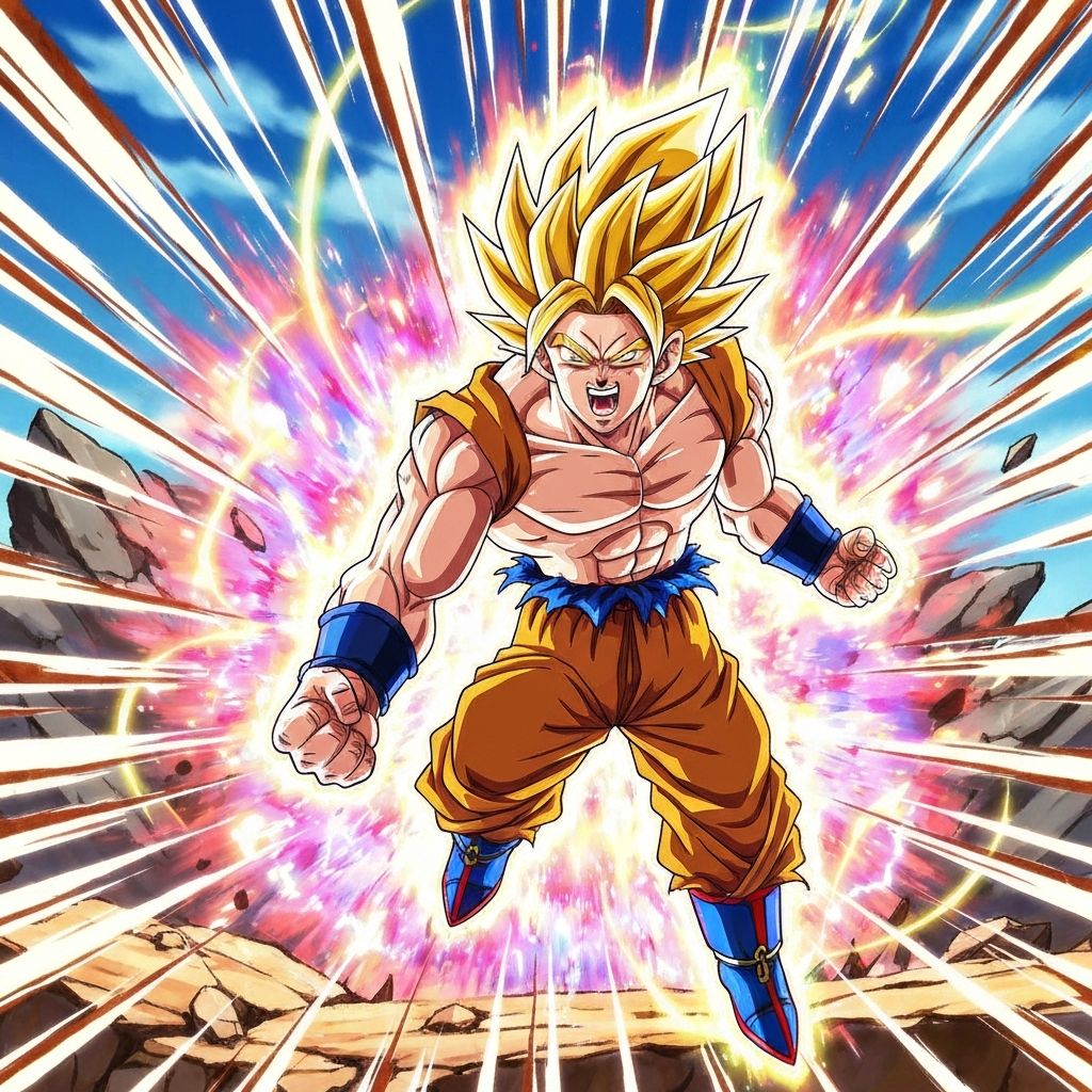 龙珠超级赛亚人示例